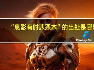 “息影有时悲恶木”的出处是哪里
