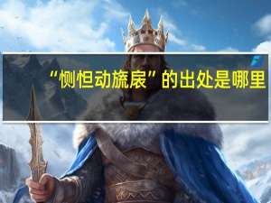 “恻怛动旒扆”的出处是哪里