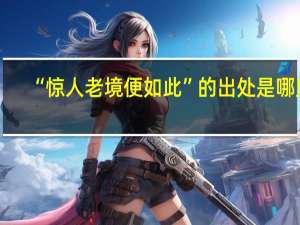 “惊人老境便如此”的出处是哪里
