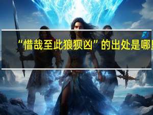 “惜哉至此狼狈凶”的出处是哪里