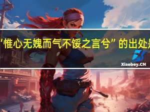 “惟心无媿而气不馁之言兮”的出处是哪里