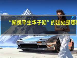 “惭愧平生华子期”的出处是哪里