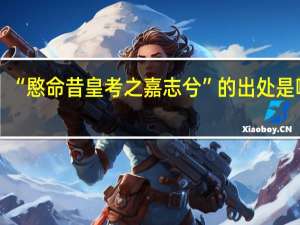 “愍命昔皇考之嘉志兮”的出处是哪里