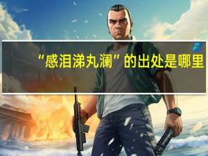 “感泪涕丸澜”的出处是哪里