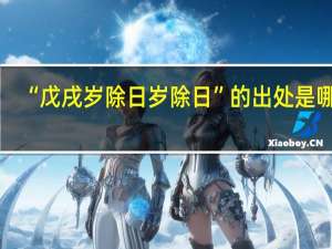 “戊戌岁除日岁除日”的出处是哪里
