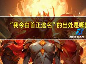 “我今白首正逃名”的出处是哪里