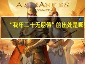 “我年二十无朋俦”的出处是哪里