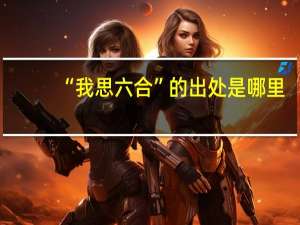 “我思六合”的出处是哪里