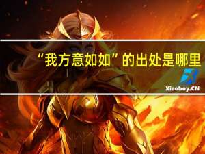 “我方意如如”的出处是哪里
