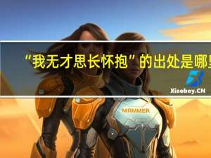 “我无才思长怀抱”的出处是哪里