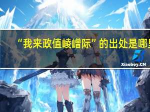 “我来政值崚嶒际”的出处是哪里