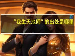 “我生天地间”的出处是哪里