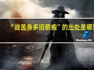 “战苦身多旧箭瘢”的出处是哪里