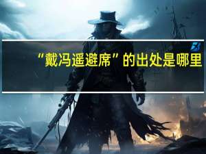 “戴冯遥避席”的出处是哪里