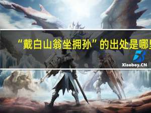 “戴白山翁坐拥孙”的出处是哪里