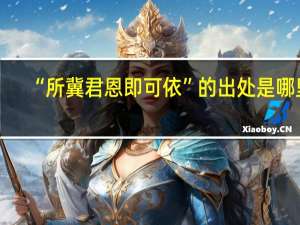 “所冀君恩即可依”的出处是哪里