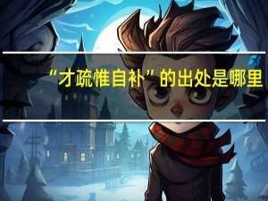 “才疏惟自补”的出处是哪里