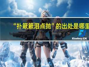 “扑簌簌泪点抛”的出处是哪里