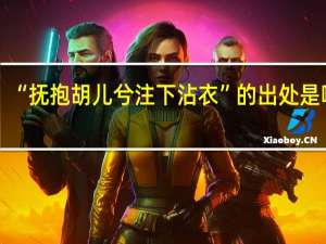 “抚抱胡儿兮注下沾衣”的出处是哪里