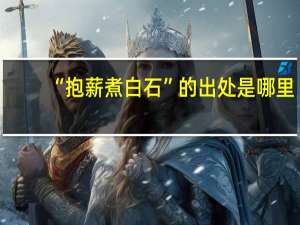 “抱薪煮白石”的出处是哪里