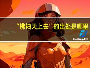 “拂袖天上去”的出处是哪里
