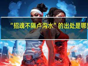 “招魂不隔卢沟水”的出处是哪里