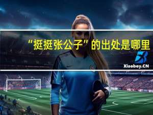 “挺挺张公子”的出处是哪里