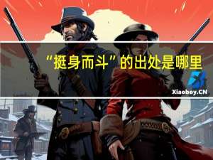 “挺身而斗”的出处是哪里