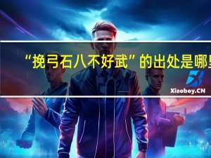 “挽弓石八不好武”的出处是哪里