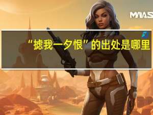 “摅我一夕恨”的出处是哪里