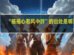 “摇摇心若风中斿”的出处是哪里