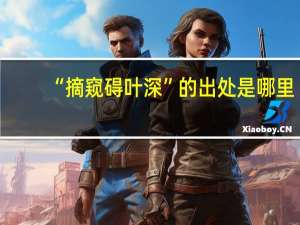 “摘窥碍叶深”的出处是哪里