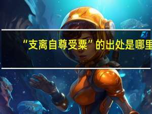 “支离自尊受粟”的出处是哪里