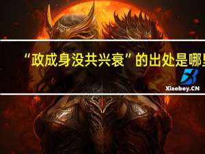 “政成身没共兴衰”的出处是哪里