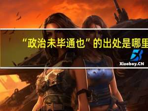 “政治未毕通也”的出处是哪里