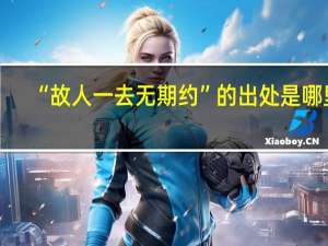 “故人一去无期约”的出处是哪里