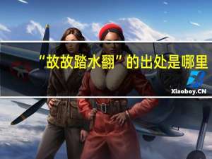 “故故踏水翻”的出处是哪里