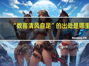 “数亩清风自足”的出处是哪里