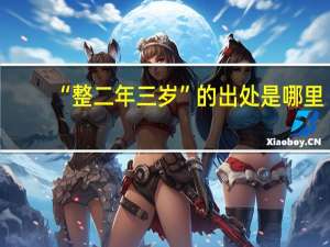 “整二年三岁”的出处是哪里