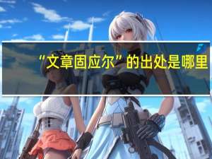 “文章固应尔”的出处是哪里