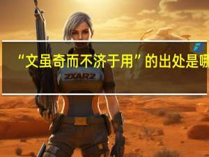 “文虽奇而不济于用”的出处是哪里