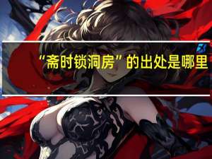 “斋时锁洞房”的出处是哪里