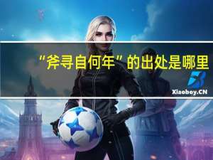 “斧寻自何年”的出处是哪里