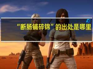 “断肠铺碎锦”的出处是哪里