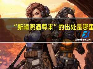 “新晴照酒尊来”的出处是哪里
