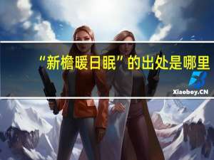 “新檐暖日眠”的出处是哪里
