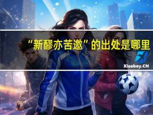 “新醪亦苦邀”的出处是哪里