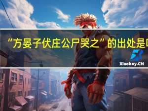 “方晏子伏庄公尸哭之”的出处是哪里