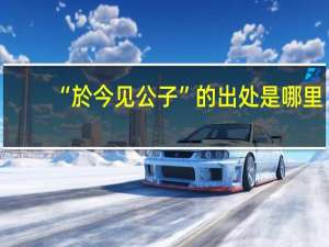 “於今见公子”的出处是哪里