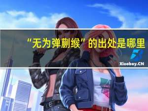 “无为弹蒯缑”的出处是哪里